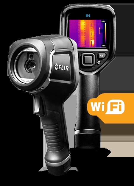 FLIR E4 WI-FI 采用MSX?且具有Wi-Fi功能的紅外熱像儀